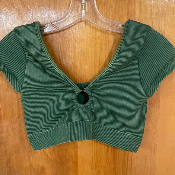 Aerie Seamless Ring Crop Top Bralette - Picture 3 of 5